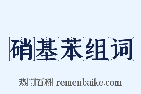 硝基苯组词是什么意思的图片